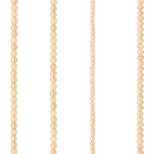 12 Pack: Amber Glass Mixed Beads by Bead Landing™